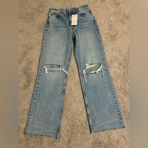 Zara straight leg jeans